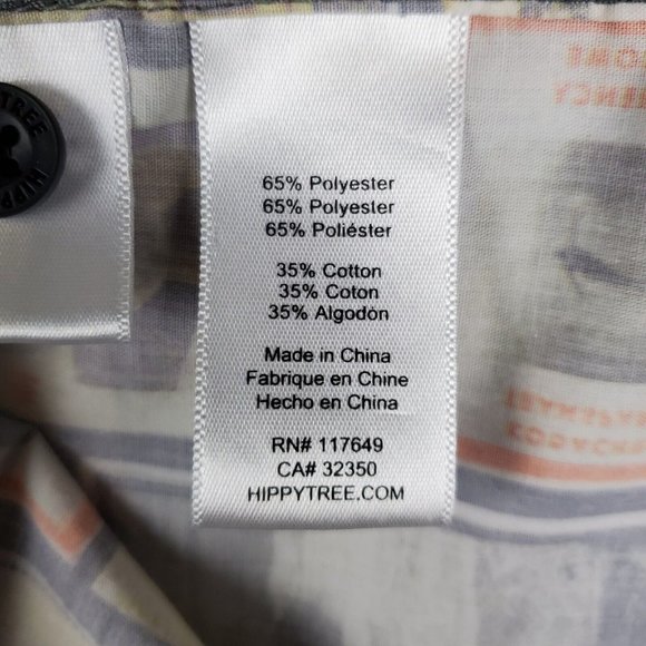 Hippytree Shirt Mens S Academia Country Western Cottagecore All Over Print - Picture 9 of 9